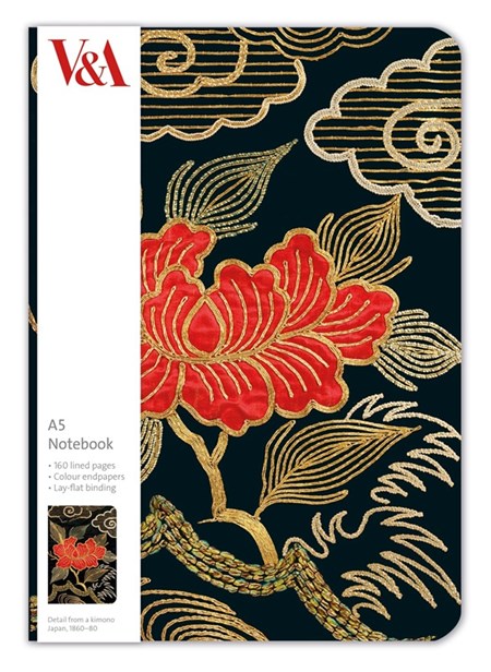 "Kimono Flower" A5 Luxury Notebook