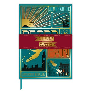 "Peter Pan Book Cover" Deluxe Journal