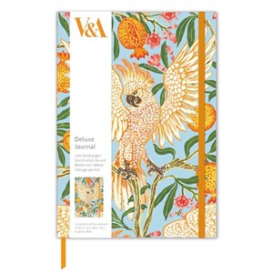 "Cockatoo and Pomegranate" Deluxe Journal