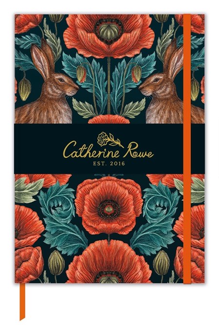 "Poppy Red" Deluxe Journal