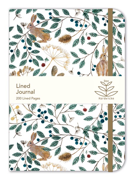 "Hares & Berries" Lined Journal