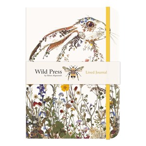 "Wildflower Hare" Lined Journal