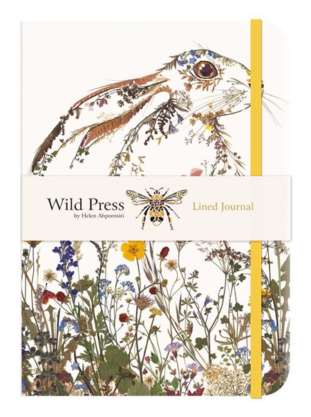 "Wildflower Hare" Lined Journal