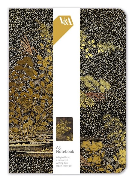 "Golden Leaves Writing Box" A5 Luxury Notebook