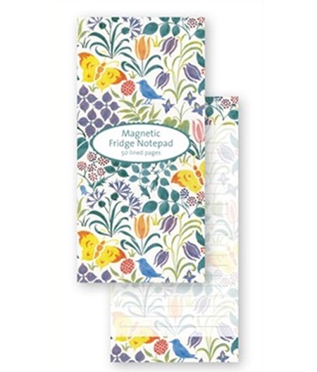 "Spring Flowers & Butterflies" Magnetic To-Do pad