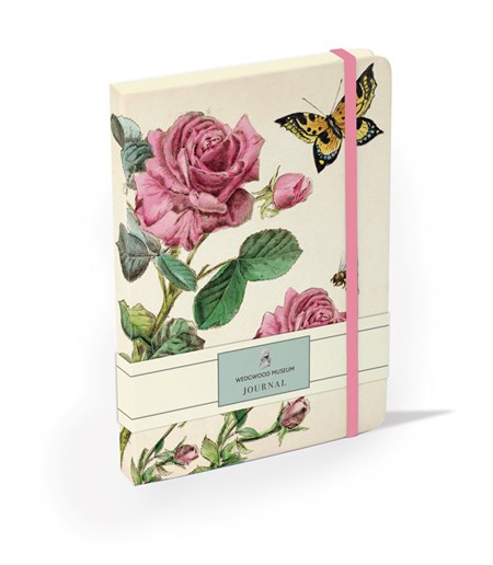 "Rose and Butterfly" Elasticated Journal