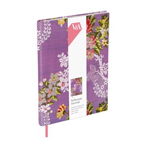 "Purple Dress Silk" Softcover Journal