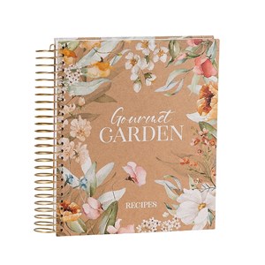 Oppskriftsbok "Gourmet Garden" spiralisert 193 x 226 mm