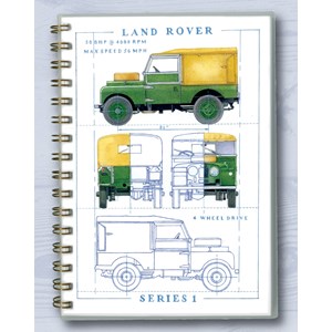 Skrivebok "Landrover" Spiralisert A5
