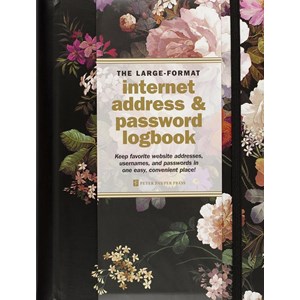 Midnight Floral" Large Adress Book