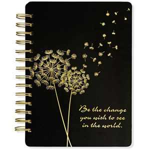 "Dandelion Wishes" Black Rock Journal