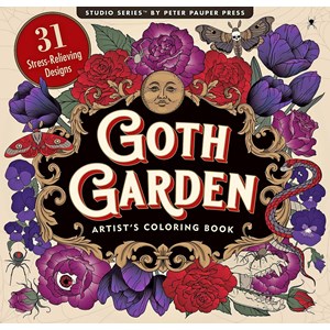 "Goth Garden" Artis's Coloring Books