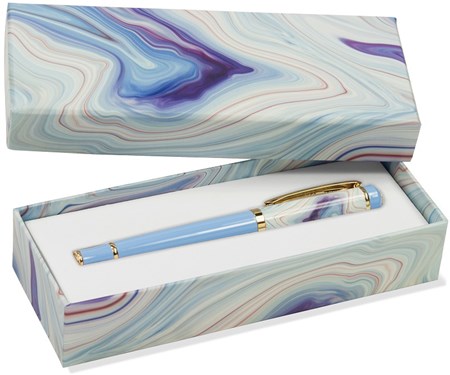 "Blue Agate" Fine Designer Pen