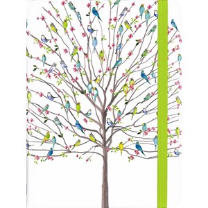 "Tree of Budgies" Mid-size Journal