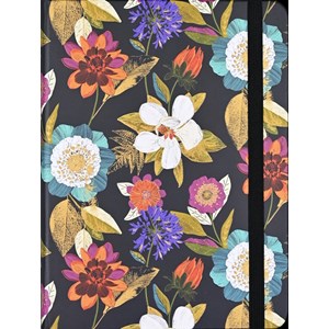 "Floral Elegance" Mid-size Journal