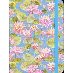 "Water Lilies" Mid-size Journal