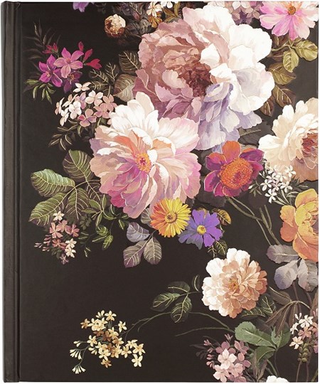 "Midnight Floral" Oversize Journal