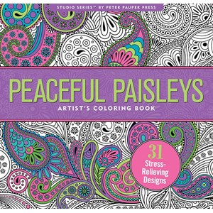 "Peaceful Paisleys" Artis's Coloring Books