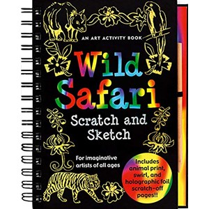 "Wild Safari" Scratch and Sketch Activity Book