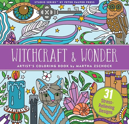 "Witchcraft" Artist's Coloring Books