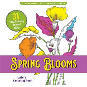 "Spring Blooms" Artist's Coloring Books