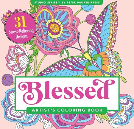 "Blessed" Artist's Coloring Books