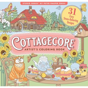 "Cottagecore" Artist's Coloring Books
