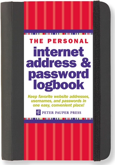 "Internet Adress & Password Logbook"