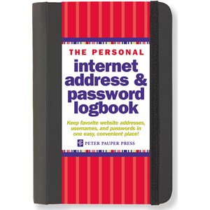 "Internet Adress & Password Logbook"