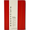 "Essentials" Large Red Ruled Notebook (A5)