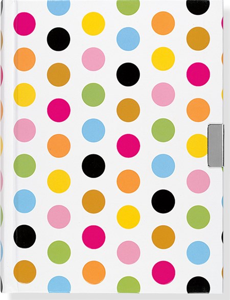 "Fiesta Dots" Locking Journal