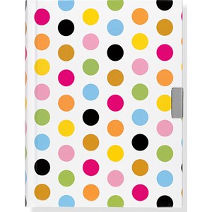 "Fiesta Dots" Locking Journal