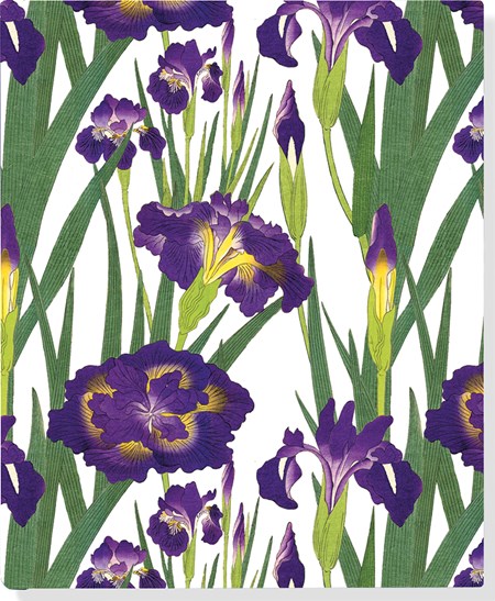 "Purple Irises" Oversize Journal