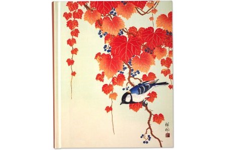 "Bird and Red Ivy" Oversize Journal