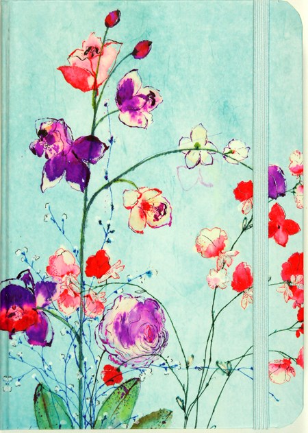 "Fuchsia Blooms" Small Journal