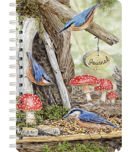 "Fairy Garden" Spiral Journal