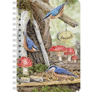 "Fairy Garden" Spiral Journal