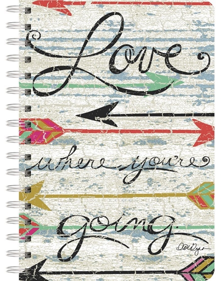 "Love Where You Go" Spiral Journal