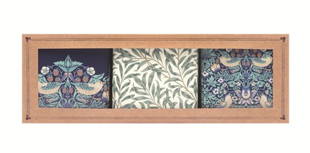 "Arts & Crafts - Strawberry Thief" Set of 3 Square Caddies