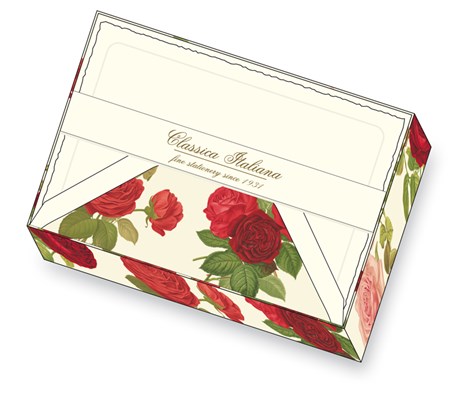 Kortpakke "Red Roses" 10/10, 8,5 x 13 cm