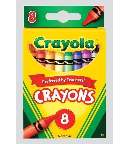 "Crayola" 8 stk Crayons assortert
