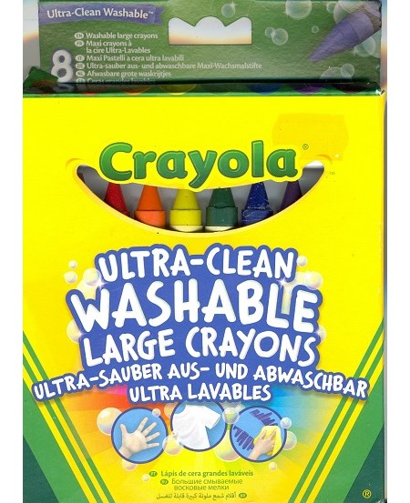 "Crayola" Ultra-Clean Washable 8 Large Crayons