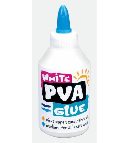 "White PVA Glue", Lim til papir, kort, stoff, hobby