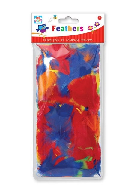 "Mixed Pack of Feathers" assorterte fjær