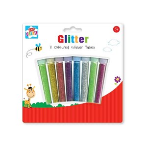"8 Glitter Tubes" assortert strøglitter
