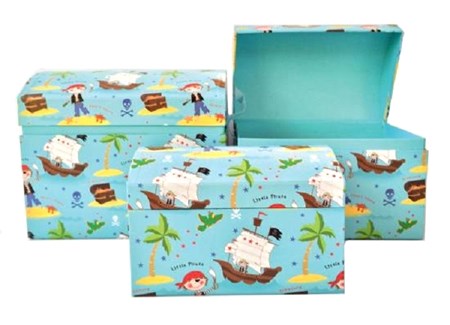 "Pirate Blue" Kiste-sett (3)