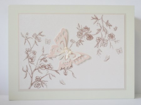 "Butterfly" Keepsake-box i tre