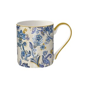 "Blue Paisley - Fine Bone China Mug" 380 ml