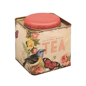 "Nostalgia" Deep Square Tea Caddy