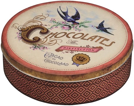 "Nostalgia - Round Chocolates of Distinction"